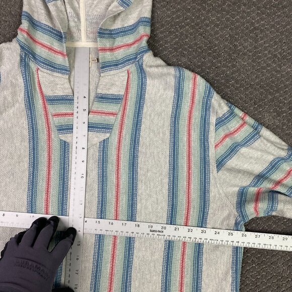 Faherty Biarritz Hoodie Men's XXL Southwest Aztec Beach Poncho - Picture 8 of 10